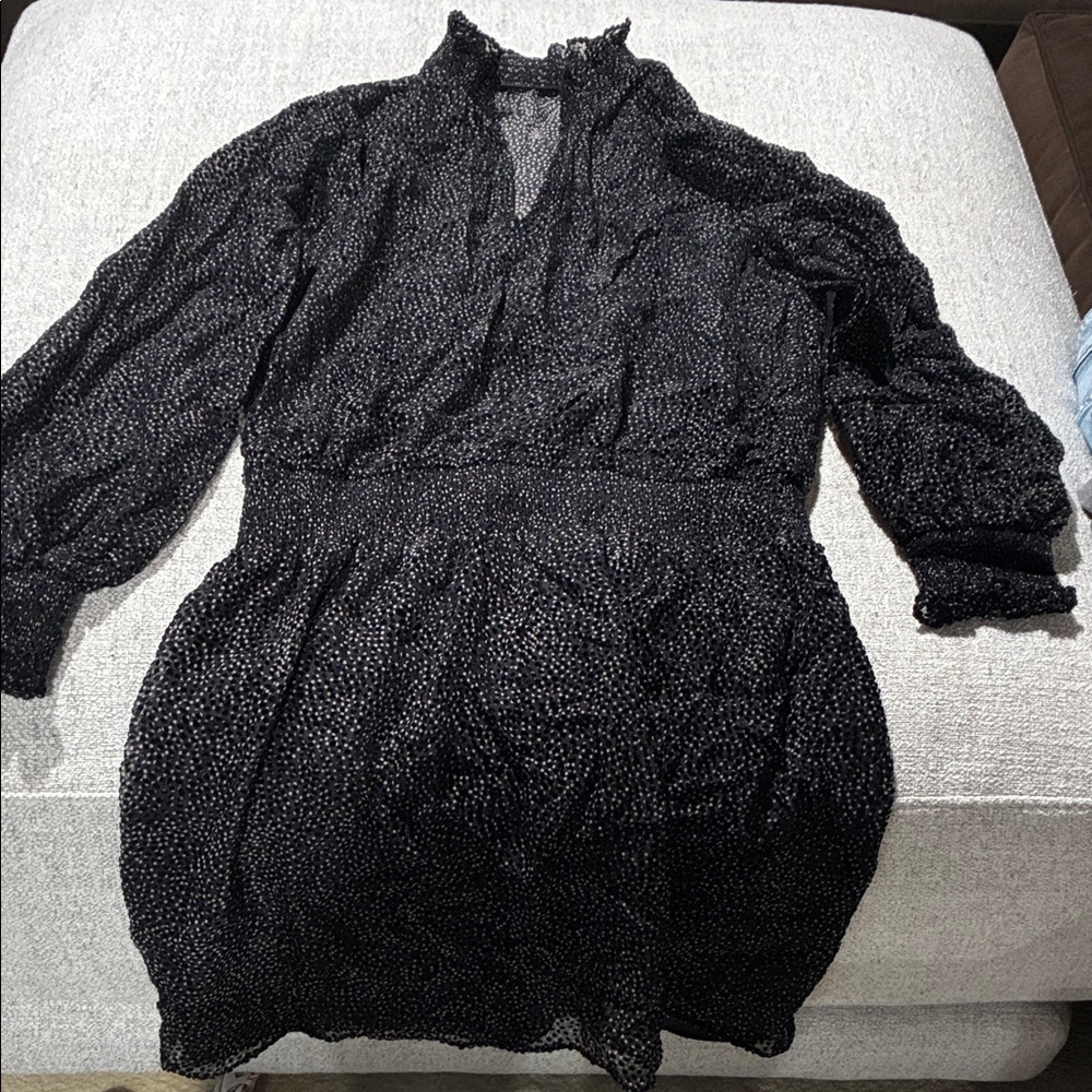 Elegant White House Black Market Black Dress